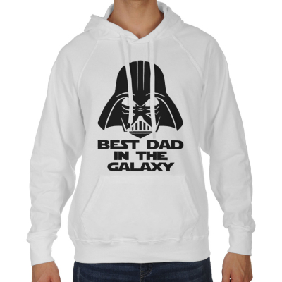 Bluza z kapturem na dzień Ojca Best dad in the galaxy